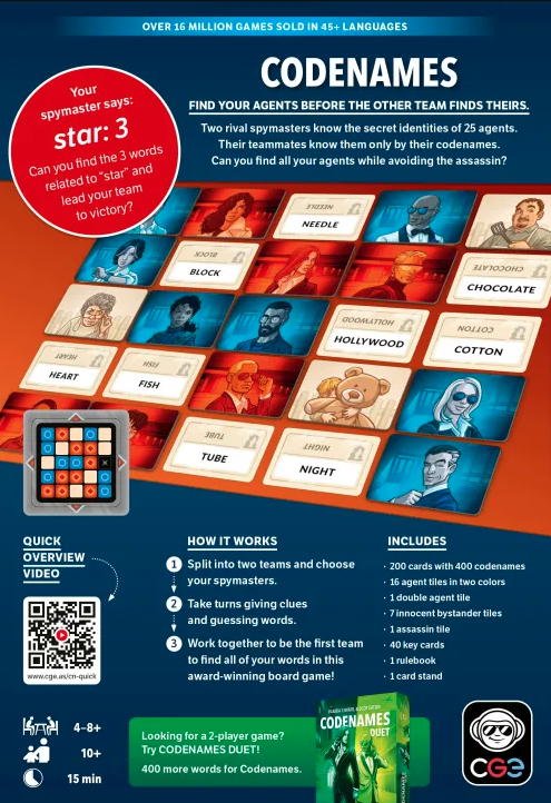 Codenames (2025) Back