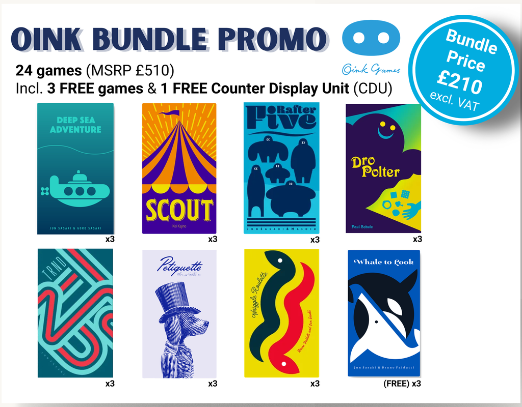 Oink Bundle (24 Games + Display)
