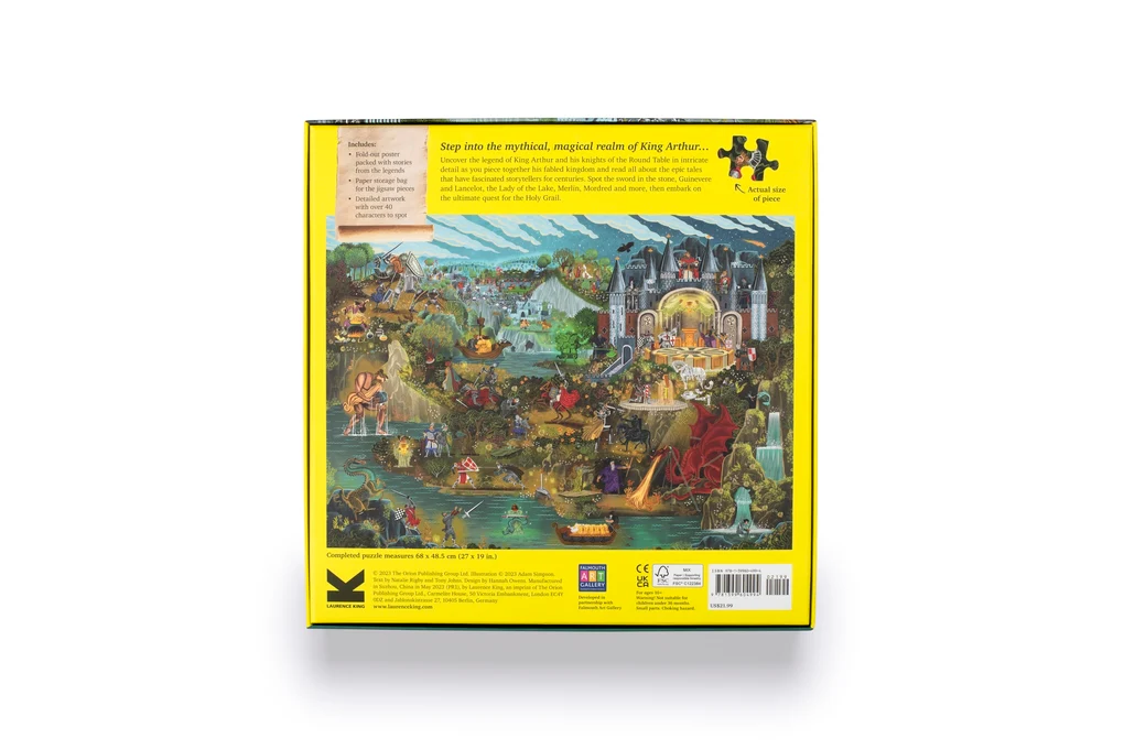 The World of King Arthur Box Bottom