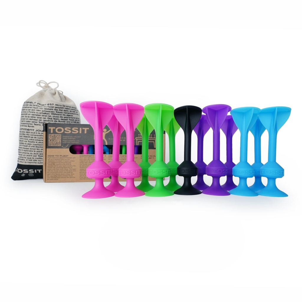 TOSSIT Twin Pack (Pink/Blue/Purple/Green)