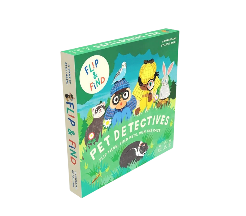 Flip and Find: Pet Detectives - Box Mockup
