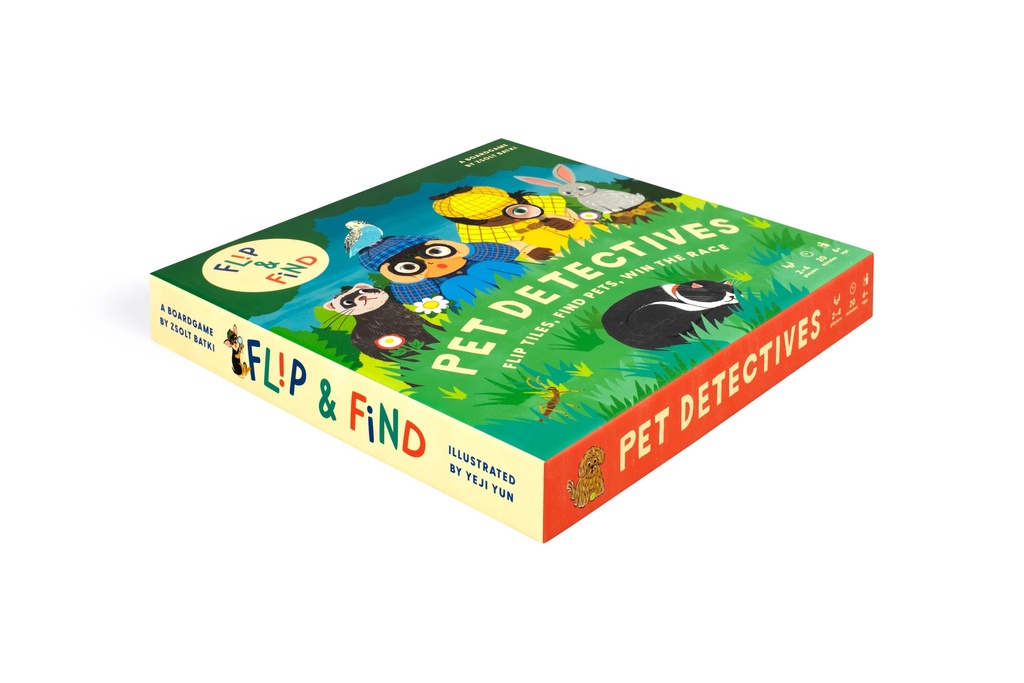 Flip and Find: Pet Detectives - Box Mockup 2