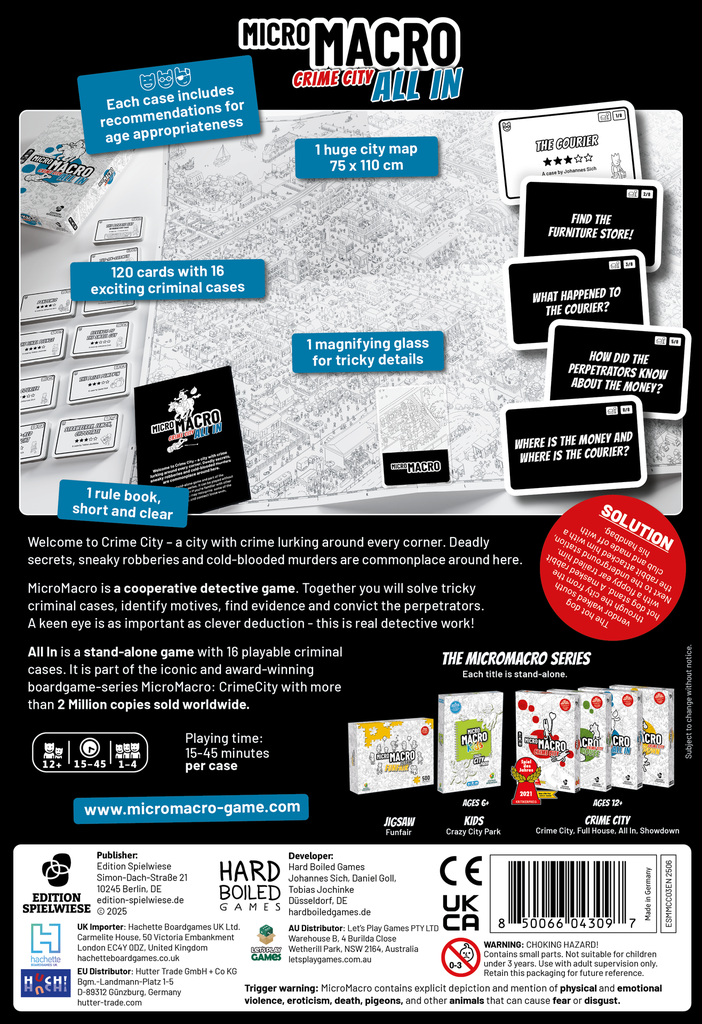 MicroMacro - Crime City: All in - box bottom