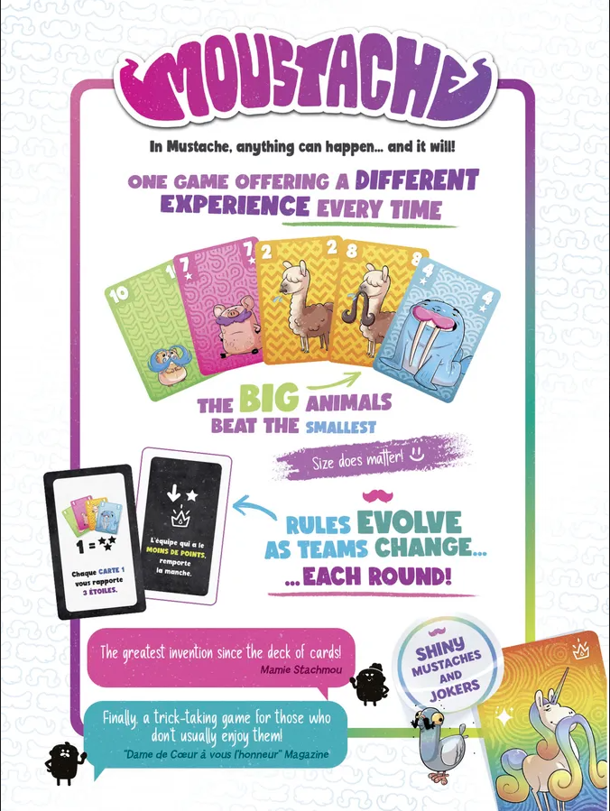 Moustache Back of Box