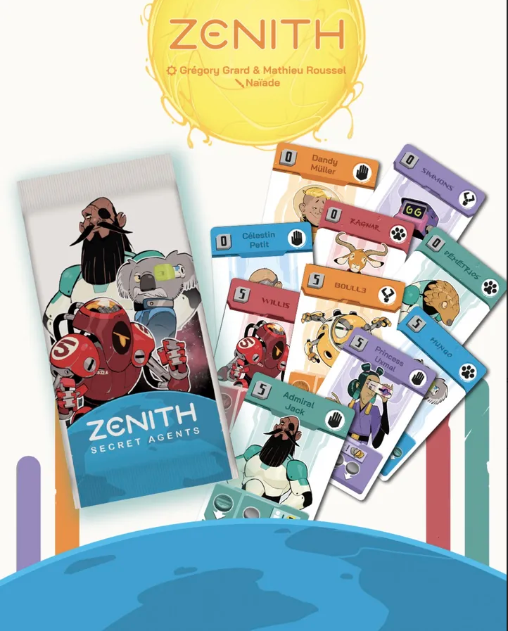 Zenith: Secret Agents Content