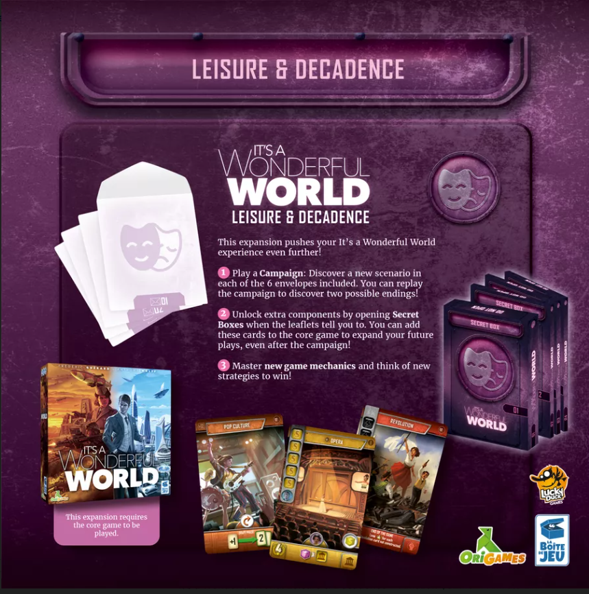 It's a Wonderful World: Leisure & Decadence Back