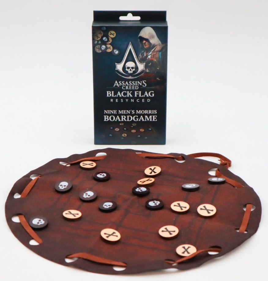 Assassin's Creed Black Flag Resynced: Nine Men's Morris Boardgame Setup