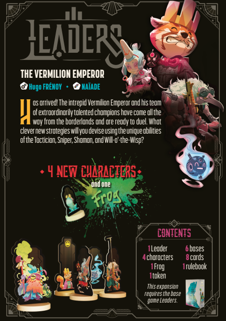 Leaders: The Vermillion Emperor Back