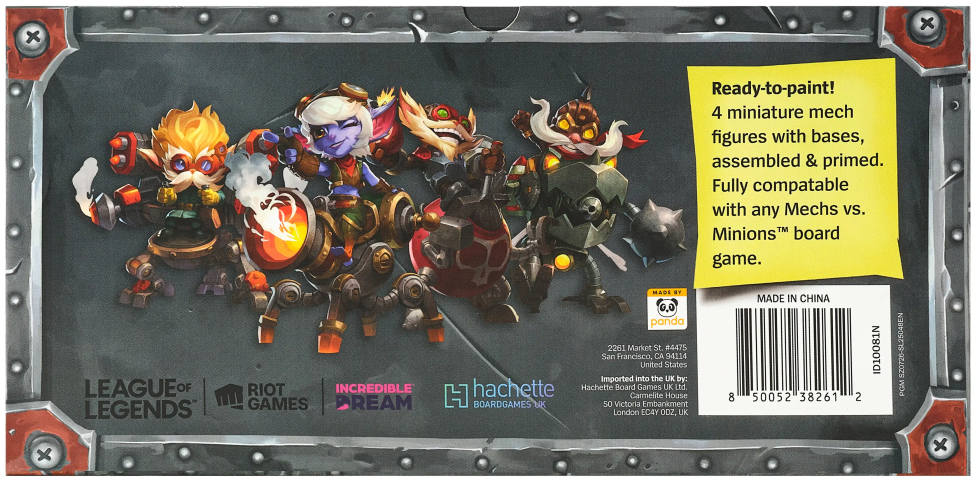 Mechs vs. Minions: Unpainted Miniatures Set Back