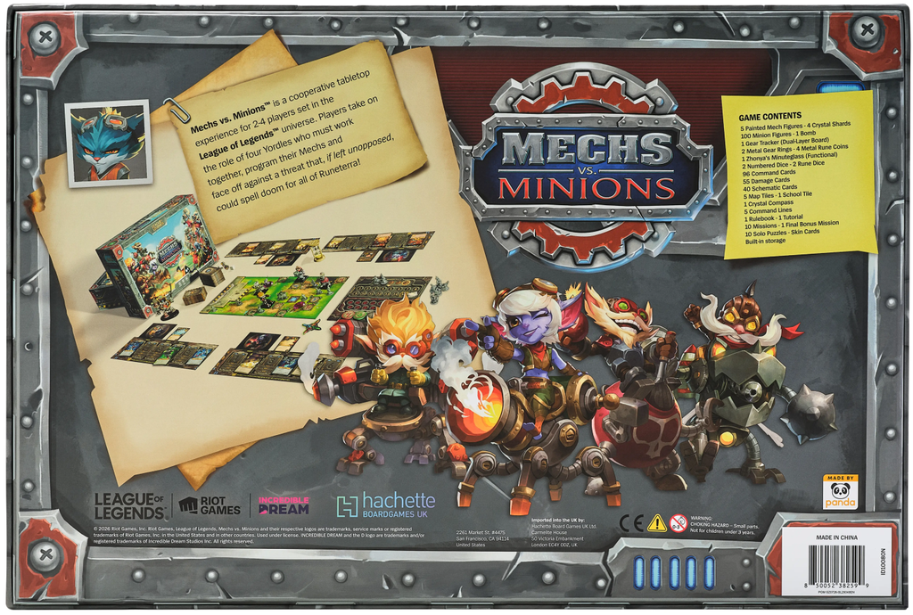 Mechs vs. Minions: Classic Edition Back