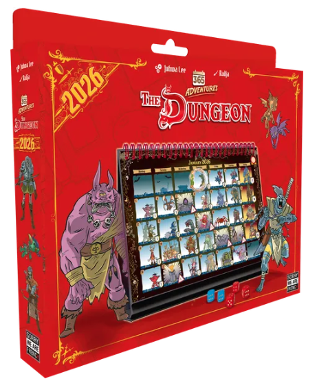 365 Adventures Calendar: the Dungeon (2026) box view