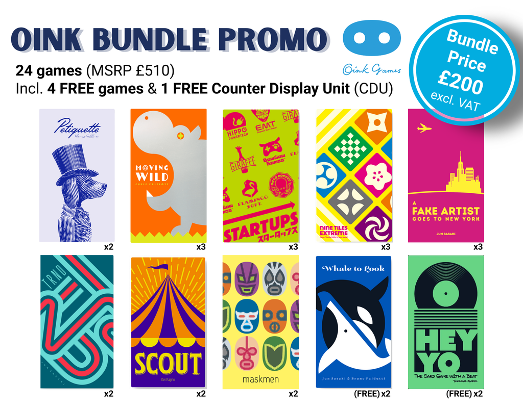 Oink Bundle (24 Games + Display)