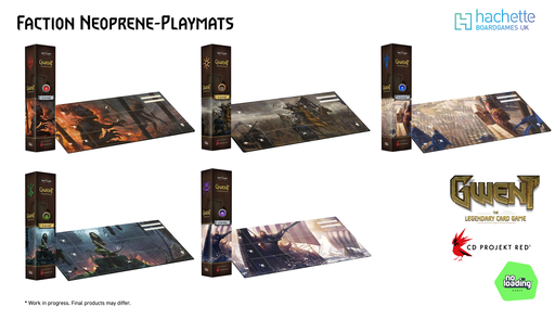 [NOLO-PLAYMAT-BUNDLE] Gwent: Neoprene Playmats (Bundle of 5)